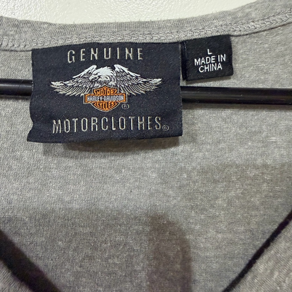 Harley-Davidson Genuine Motor Clothes Gray Tank - Picture 3 of 3